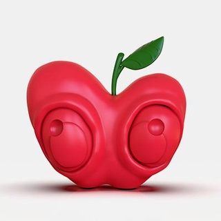 stylized apple figurine paburoviii 3d print model - Mito3D