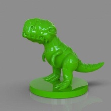 estilizado dinosaurio t rex impresión Listo 3d modelo 3d print model - Mito3D