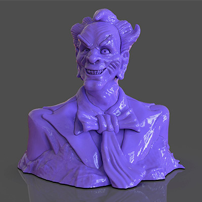 stilisiert Joker Büste paburoviii 3D print model - Mito3D