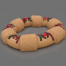 stylized king cake mexican style print ready 3d model 3d print model - Mito3D
