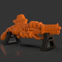 stilize sci fi pompalı tüfek Yazdır hazır 3d model Paburoviii 3d print model - Mito3D