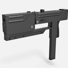 mitraillette pistolet modifié mac 11 film lame 1998 impression prêt 3d modèle 3d print model - Mito3D