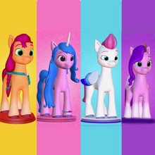 soleggiato izzy zipp pipp pony generazione Stampa pronto 3d modello stupidi giocattoli 3d print model - Mito3D