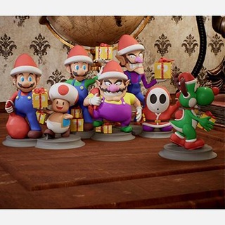 super Mario Natale personaggi maschio bundle presentunited3d 3d print model - Mito3D
