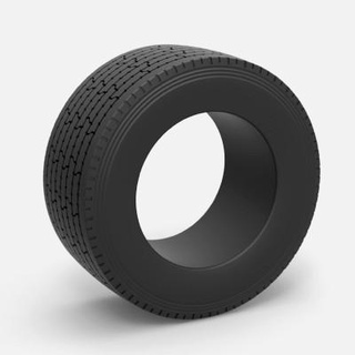 super solteiro semi pneu 1 25 3d impressão modelo itens cosplay rock 3d print model - Mito3D