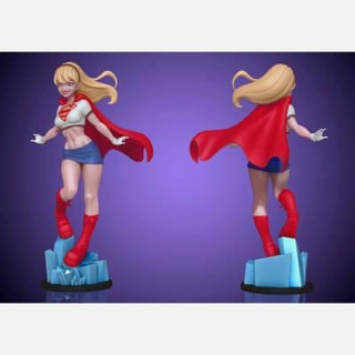 supergirl statue - 3d print model 3dmodeldesigner 3d print model - Mito3D
