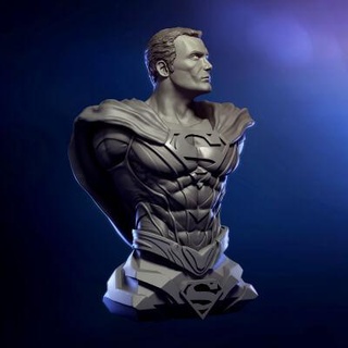 superman bust - 3d print model 3dprintingdesigner 3d print model - Mito3D