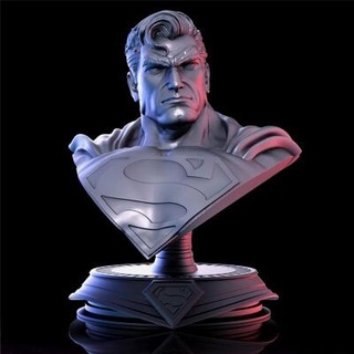 superman bust - 3d print model 3dprintingdesigner 3d print model - Mito3D