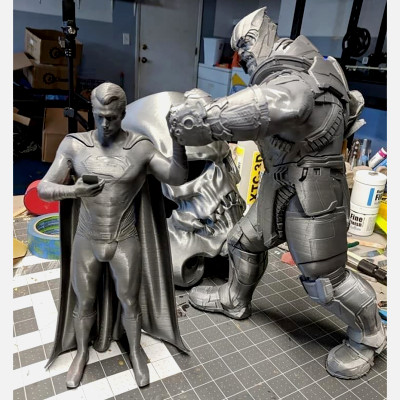 superman thanos - 3d print model 3dmodeldesigner 3D print model - Mito3D