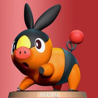 tepig - pokemon bon art 3d print model - Mito3D