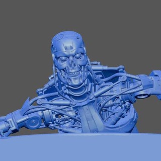 terminatore t 800 endoscheletro t1 v3 alto dettaglio 3d Stampa modello skynet 2029 3d print model - Mito3D