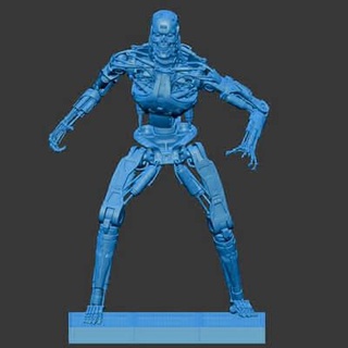 Exterminador Futuro t 800 endoesqueleto t1 v4 Alto detalhe 3d impressão modelo skynet 2029 3d print model - Mito3D