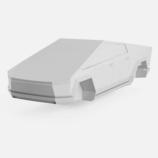 tesla cybertruck couverture gaine cgichevaliers 3d print model - Mito3D