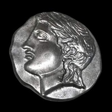 tetradrachm ancienne pièce grecque prêts à l'impression 3d de modèle Impression monnaie 3d print model - Mito3D