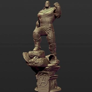 Thanos guerra infinita estatuetas 3d impressão modelo doer amanhecer 3d print model - Mito3D