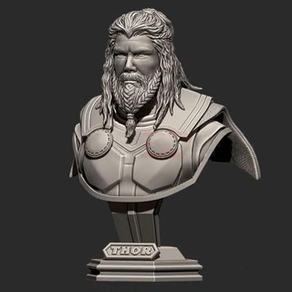 Thor busto vengadores final 3dmodeldesigner 3d print model - Mito3D