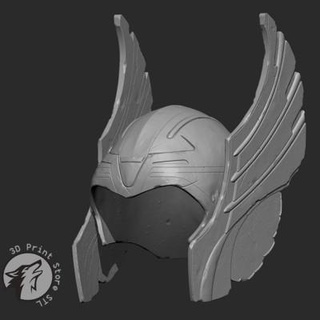 thor helmet - 3d print model 3dprintstorestl 3d print model - Mito3D