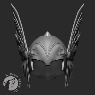 thor helmet marvel comics - 3d print model 3dprintstorestl 3d print model - Mito3D