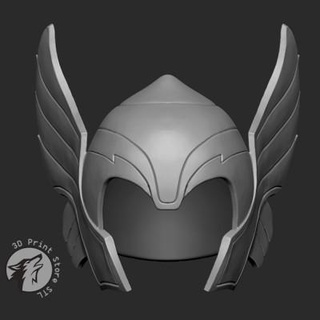 thor helmet marvel comics - 3d print model 3dprintstorestl 3d print model - Mito3D