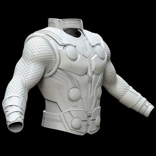thor vest armor - 3d print model 3dmodeldesigner 3d print model - Mito3D