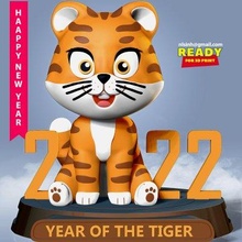 tiger 2022 - print ready 3d model sinh nguyen 3d print model - Mito3D