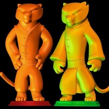 tigresa kung fu panda 3 impressão pronto 3d modelo brinquedos bobos 3d print model - Mito3D