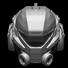 titanfall 2 sci fi helmet print ready 3d model 3d print model - Mito3D