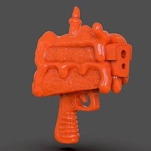 tmnt cake gun scratch - print ready 3d model paburoviii 3d print model - Mito3D