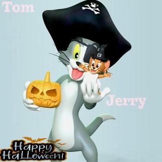tom & jerry halloween bon art 3d print model - Mito3D