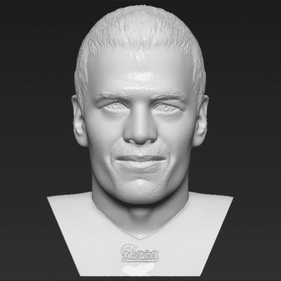 Tom Brady büst Yazdır hazır 3 boyutlu model 3D print model - Mito3D