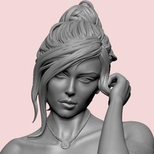 Frau Statue drucken bereit 3d Modell 3dwall 3d print model - Mito3D