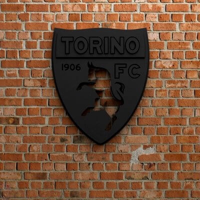 torino fc logo 3d stampa modello by waelmoussa 3d print model - Mito3D