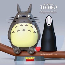 Totoro face impressão pronto 3d modelo nascermos Nguyen 3d print model - Mito3D