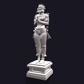 traditionnel statue 3d impression modèle morte divertissement 3d print model - Mito3D