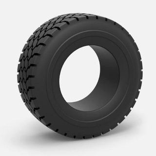 camion pneu 1 25 3d impression modèle cosplayitemsrock 3d print model - Mito3D