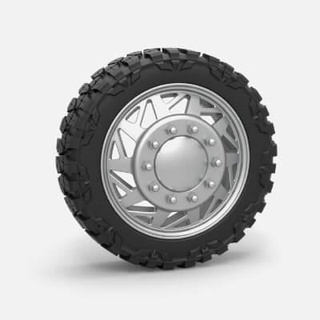 truck wheel 1 25 - 3d print model cosplayitemsrock 3d print model - Mito3D
