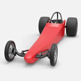 turboônico dragster 1 25 3d impressão modelo itens cosplay rock 3d print model - Mito3D