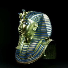 Tutankamón dorado máscara impresión Listo 3d modelo omasyx 3d print model - Mito3D