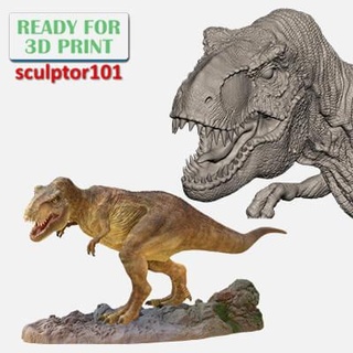 Tyrannosaurus rex Dinosaurier 1 32 3d Bildhauerei sculptor101 3d print model - Mito3D