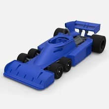 Tyrrell p34 wheeler formule 1 impression prêt 3d modèle 3d print model - Mito3D