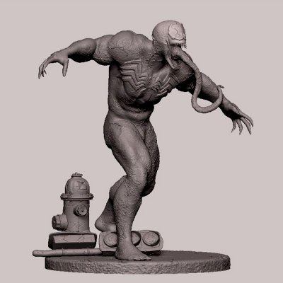 ultimate venom print ready 3d model 3D print model - Mito3D