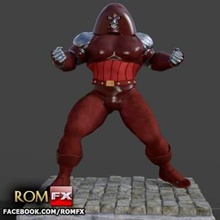 unstoppable colossus - might action figure print ready 3d model during event known fear itself x-man touched crimson gem demon cyttorak gaining demon's favor place his sister magik attaining same mystical power enhanced juggernaut russia's favorite mutant hero became artist destruction sliced several parts easy printingdigitally painted image only referencestl obj compatible any printing program 3d print model - Mito3D