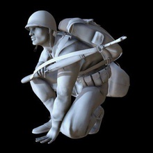 us soldier ww2 printable print ready 3d model garand 3d print model - Mito3D