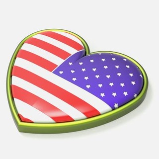 Etats Unis cœur badge 3dsldworks 3d print model - Mito3D