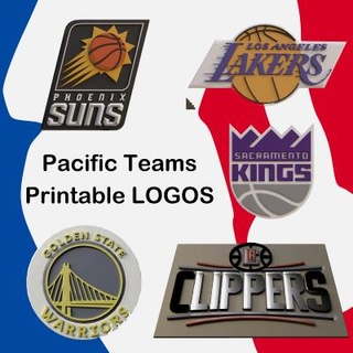 usa pacific basketball teams printable logos - 3d print model danyelon 3d print model - Mito3D