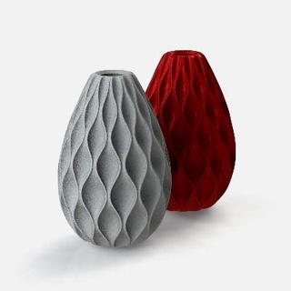 Vase 3dprint frei 3d drucken Modell Weihnachten 3d print model - Mito3D
