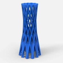 Vase Blumen 1 drucken bereit 3d Modell 3d print model - Mito3D