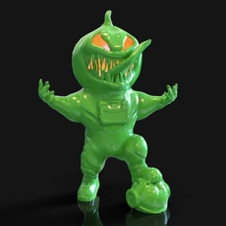 venin citrouille scaphandre Halloween 3d impression modèle donshifron 3d print model - Mito3D