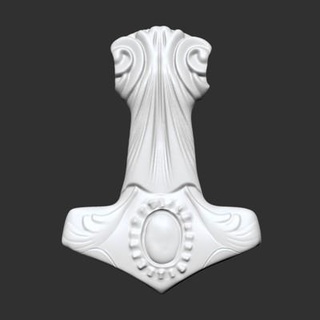 viking kolye tasarım 2 3d Yazdır model almak ölü eğlence 3d print model - Mito3D