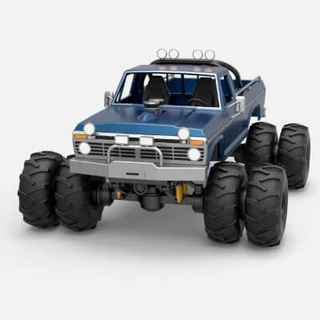 vintage monster truck 1 25 - 3d print model cosplayitemsrock 3d print model - Mito3D